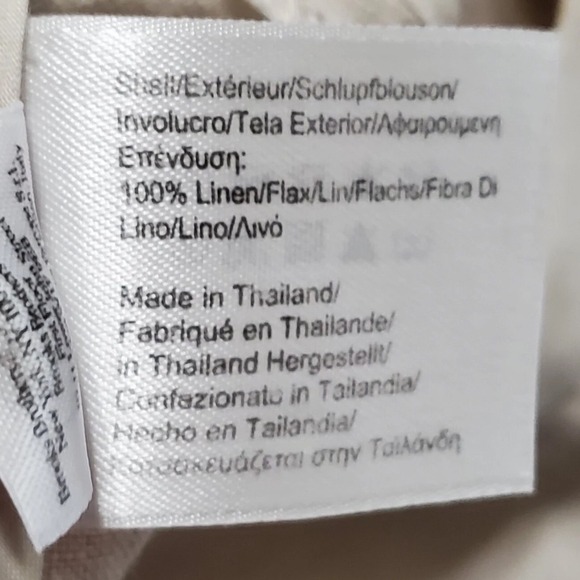 Brooks Brothers 100% Linen BeigePencil Skirt Size 8 - Picture 6 of 6